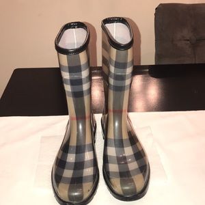 BURBERRY Authentic Rain Boots US size 10